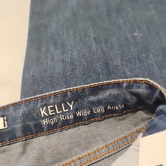 !it jeans Kelly Wide-Leg Jeans with Waist Tie - Denim Blue - Picture 8 of 10